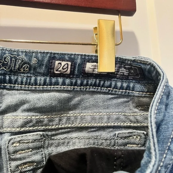 Miss me 29 mid rise easy boot plain jean inseam 34 - Picture 3 of 12